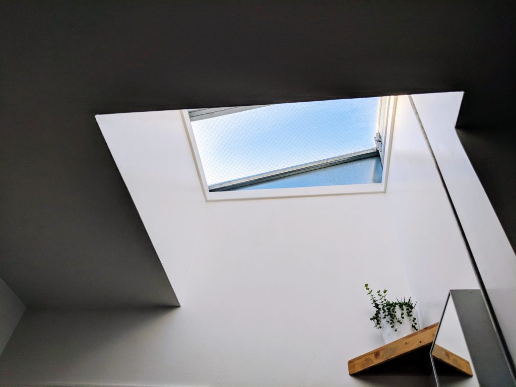 Skylight installed in a London, Ontario home by Davidoff Roofing