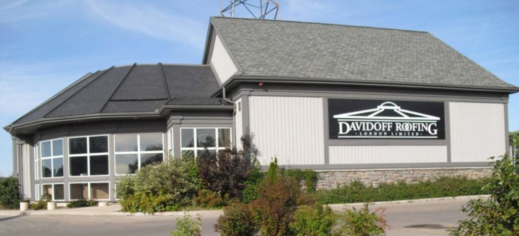 Davidoff Roofing showroom in London Ontario – Home to the most trusted roofing contractors