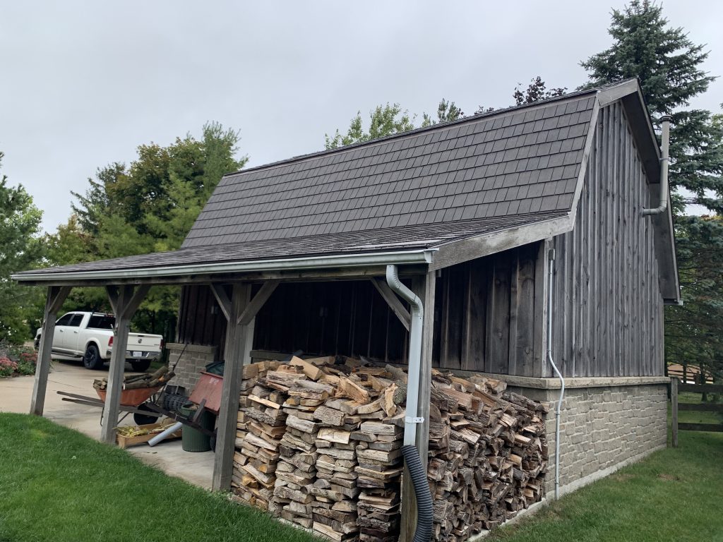 EuroShield composite shingles installed on a roof by Davidoff Roofing