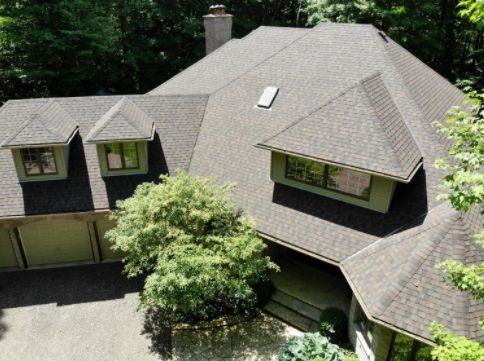 Residential roof installation completed by Davidoff Roofing.